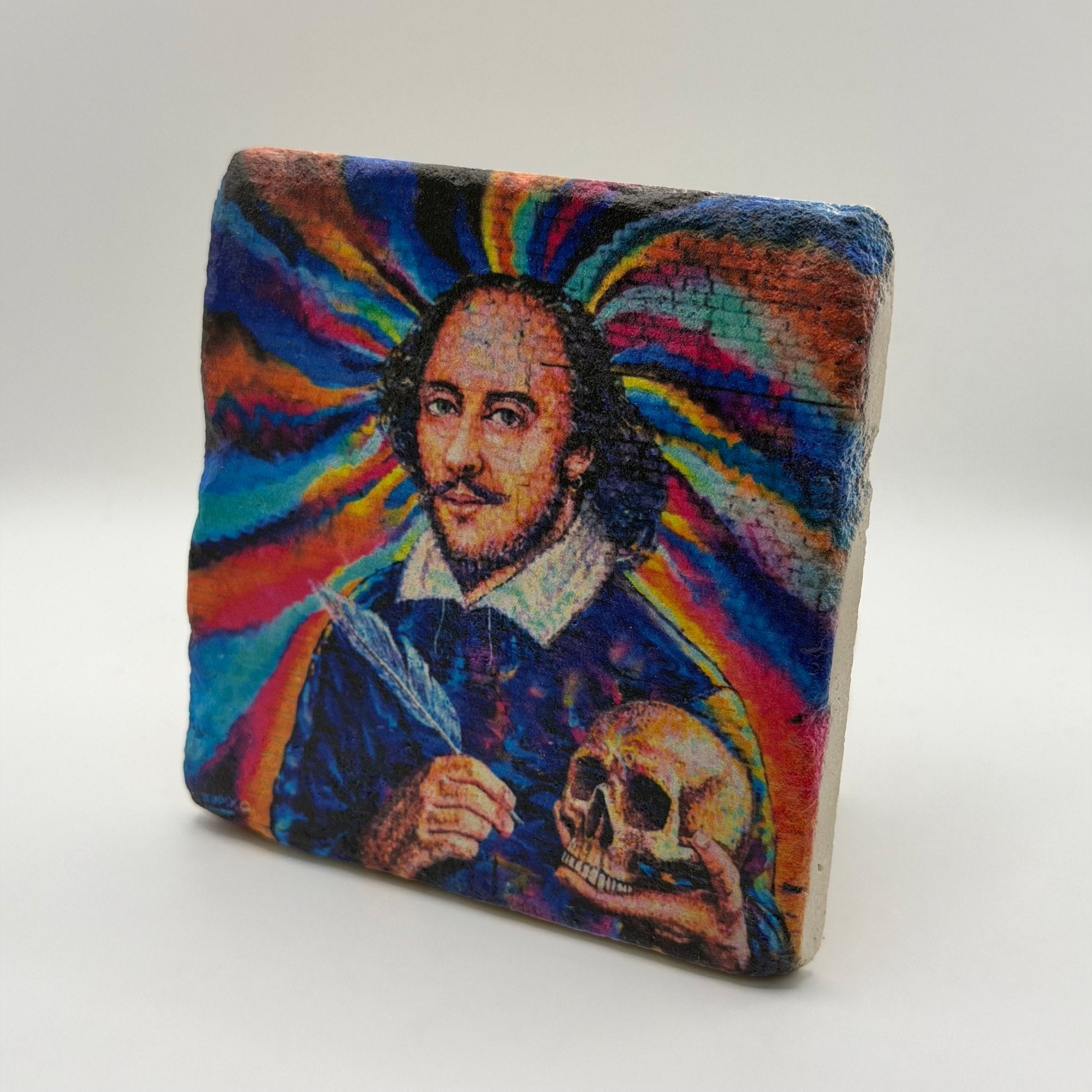 William Shakespeare Stone Coaster