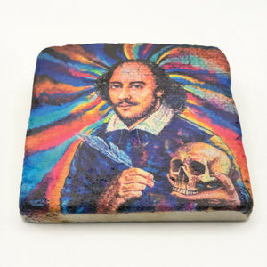 William Shakespeare Stone Coaster