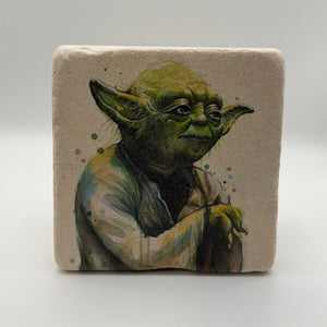 Yoda Star Wars Stone Coaster