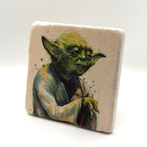 Yoda Star Wars Stone Coaster