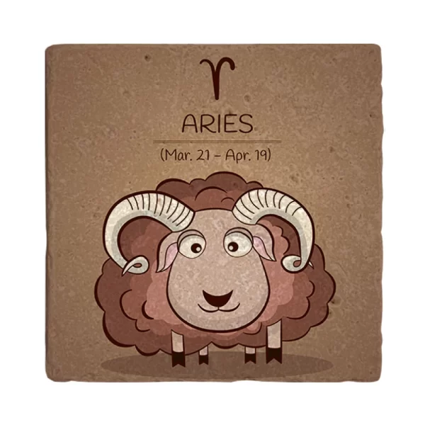 ARIES HOROSCOPE COASTER