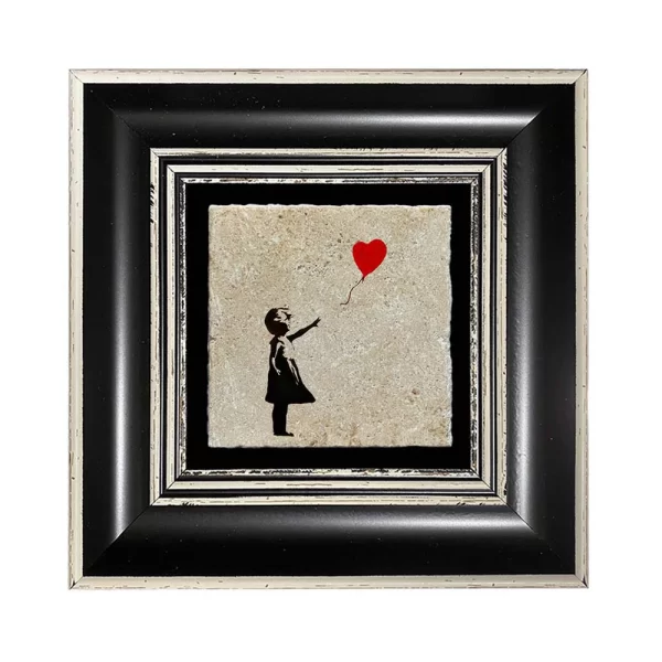 BANKSY COASTER B01 BLACK