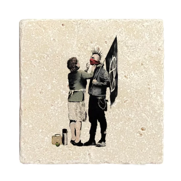 BANKSY COASTER B02