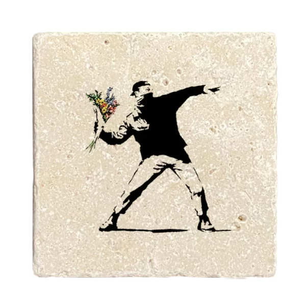 BANKSY COASTER B03