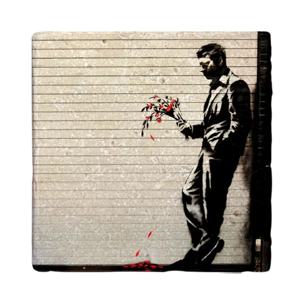 BANKSY COASTER B07