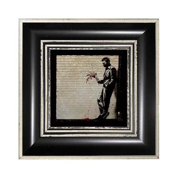 BANKSY COASTER B07 BLACK