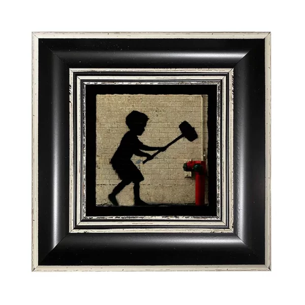 BANKSY COASTER B10 BLACK