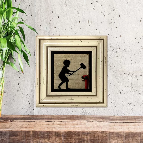 BANKSY COASTER B10 FLAT WHITE LIFESTYLE