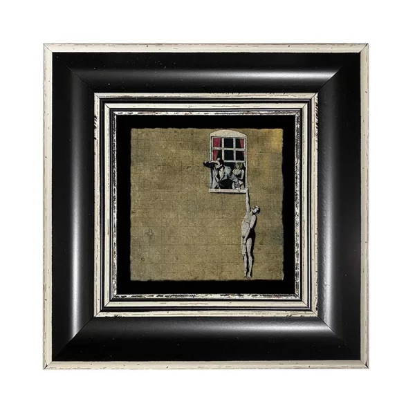 BANKSY COASTER B13 BLACK