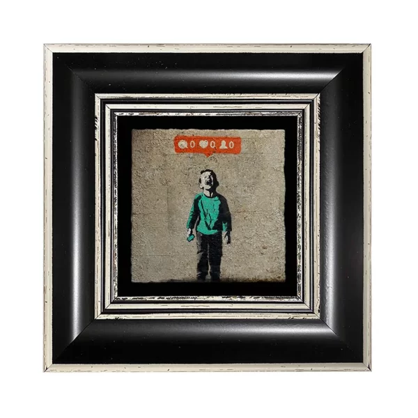 BANKSY COASTER B15 BLACK