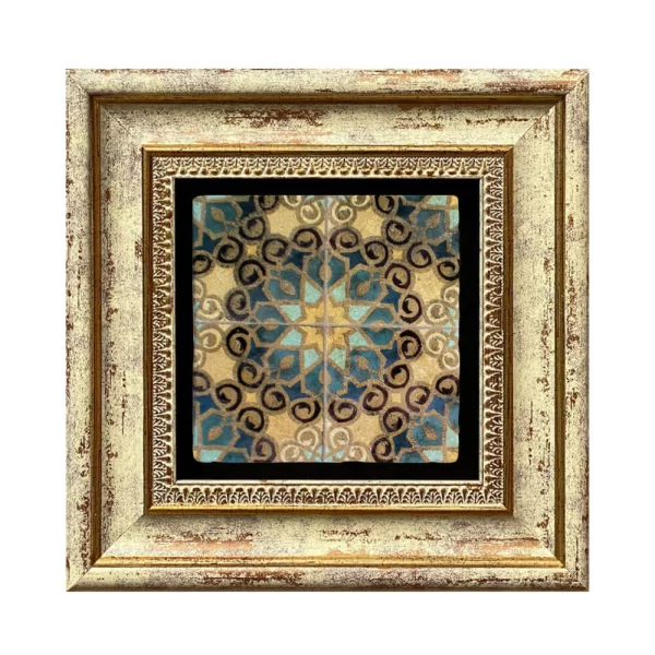 ETHNIC COASTER E05 GOLD FRAME