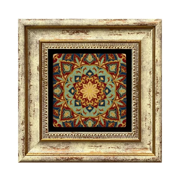 ETHNIC COASTER E06 GOLD FRAME