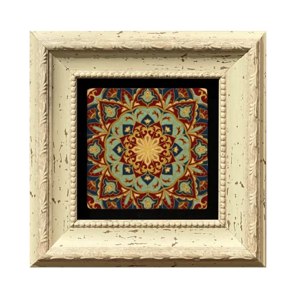 ETHNIC COASTER E06 WHITE FRAME