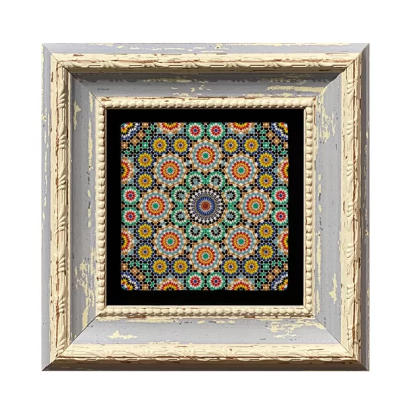 ETHNIC COASTER E07 BLUE FRAME