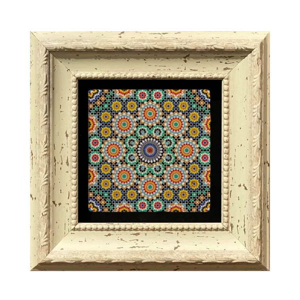 ETHNIC COASTER E07 WHITE FRAME