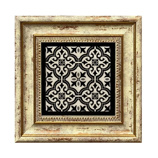 ETHNIC COASTER E11 GOLD FRAME