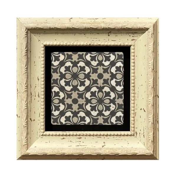 ETHNIC COASTER E13 WHITE FRAME