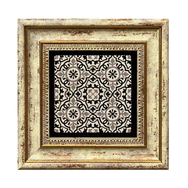 ETHNIC COASTER E14 GOLD FRAME