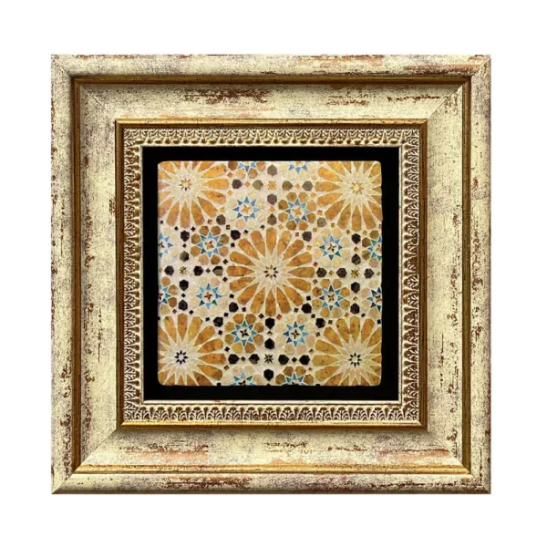 ETHNIC COASTER E15 GOLD FRAME