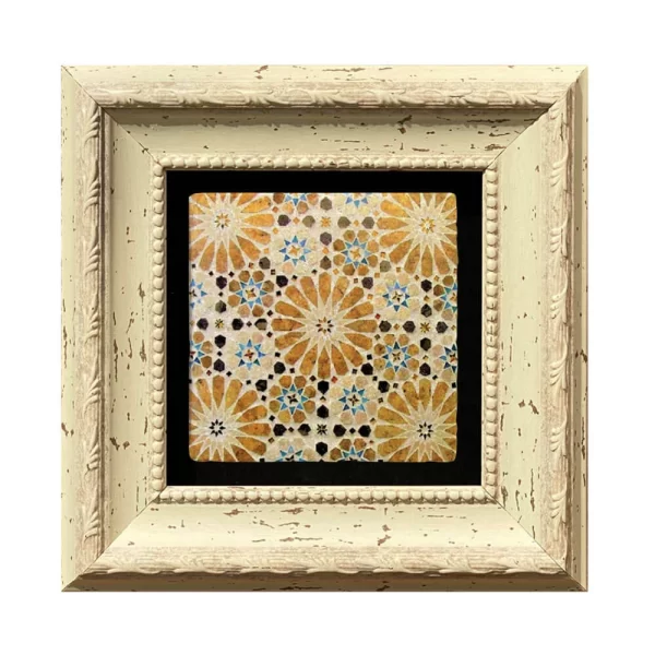 ETHNIC COASTER E15 WHITE FRAME