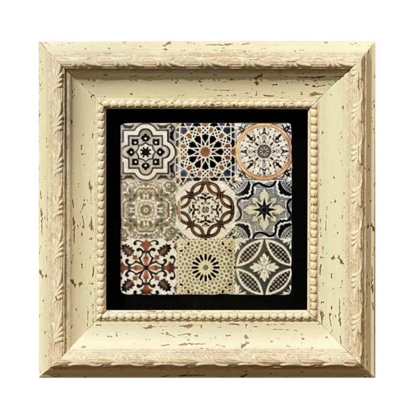 ETHNIC COASTER E16 WHITE FRAME