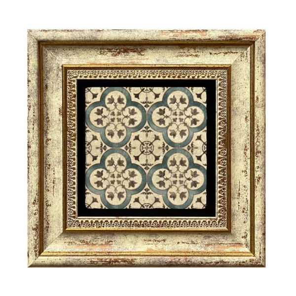 ETHNIC COASTER E17 GOLD FRAME