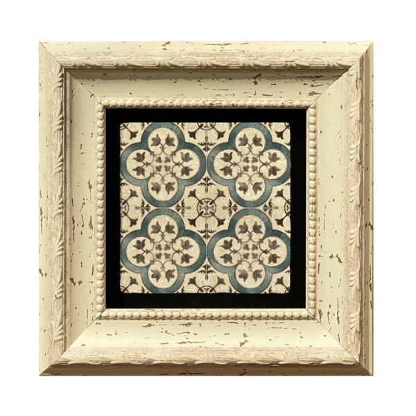 ETHNIC COASTER E17 WHITE FRAME