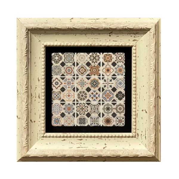 ETHNIC COASTER E19 WHITE FRAME