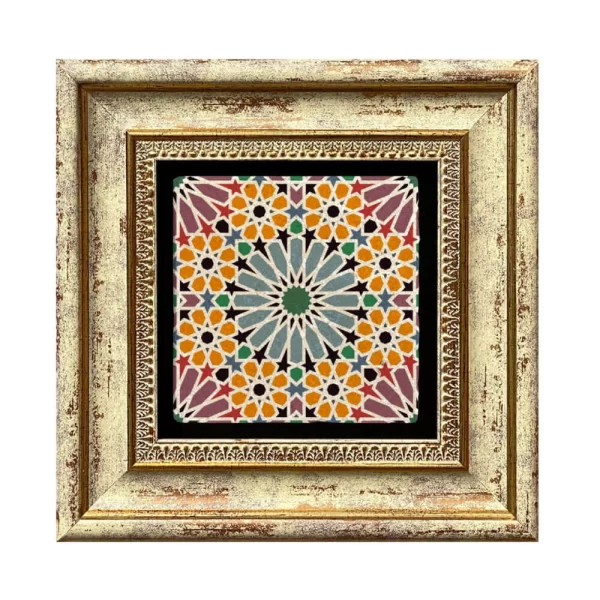 ETHNIC COASTER E25 GOLD FRAME