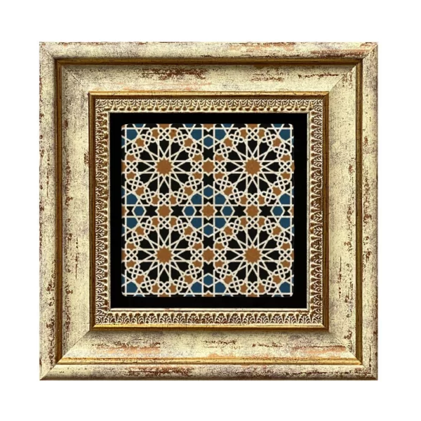 ETHNIC COASTER E28 GOLD FRAME