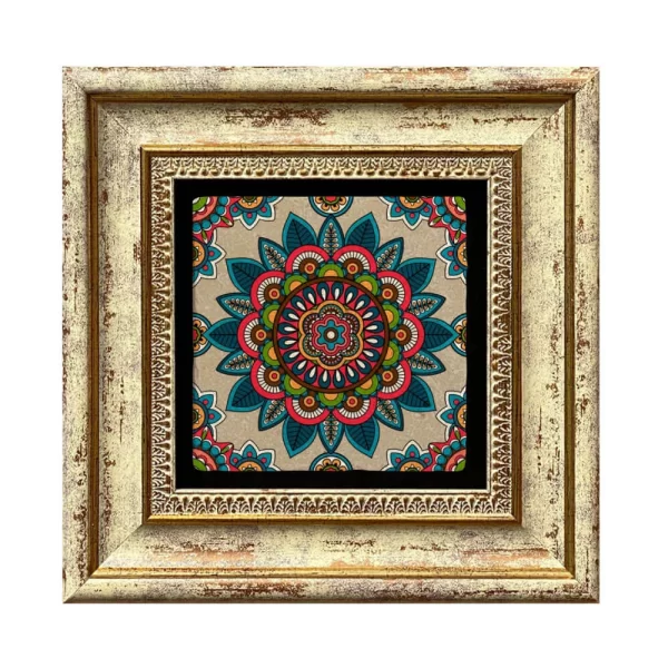 ETHNIC COASTER E42 GOLD FRAME