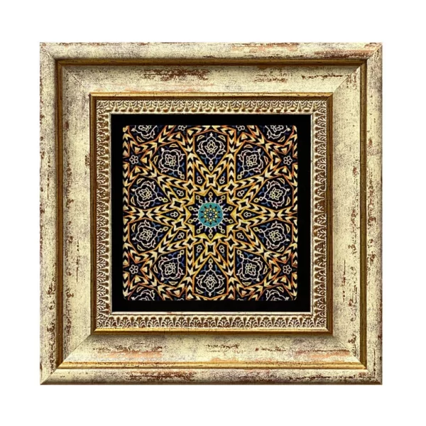 ETHNIC COASTER E44 GOLD FRAME