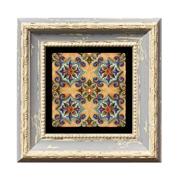 ETHNIC COASTER E47 BLUE FRAME