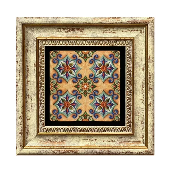 ETHNIC COASTER E47 GOLD FRAME