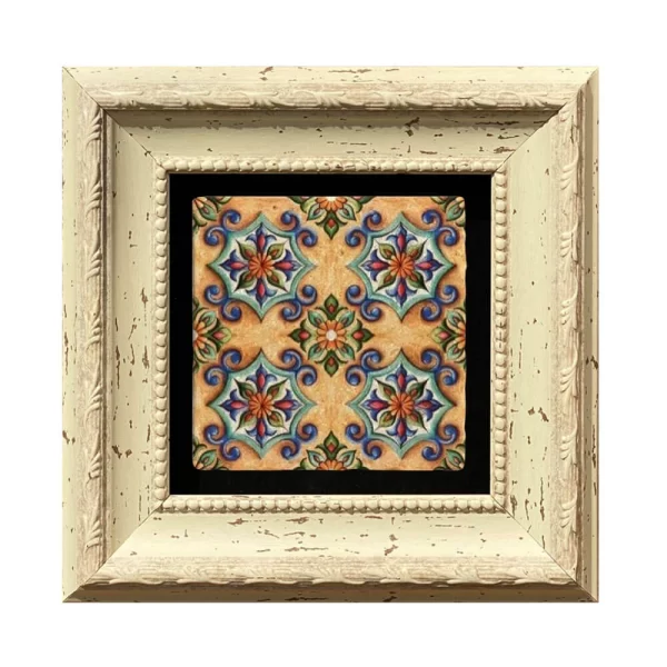 ETHNIC COASTER E47 WHITE FRAME