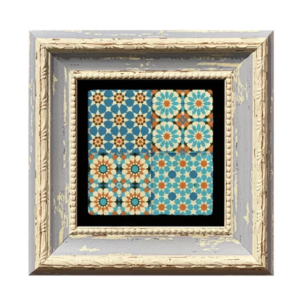 ETHNIC COASTER E48 BLUE FRAME