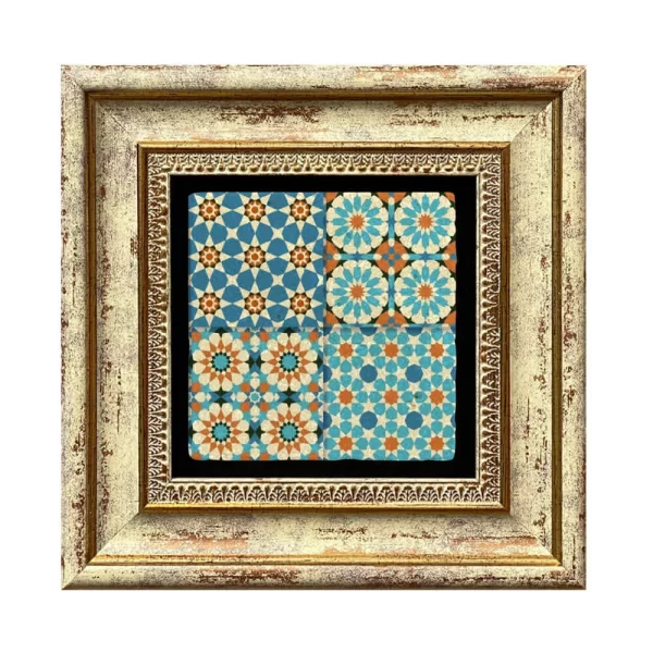 ETHNIC COASTER E48 GOLD FRAME