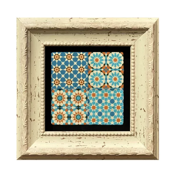 ETHNIC COASTER E48 WHITE FRAME