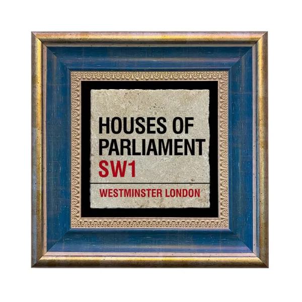 HOUSE OF PARLIAMENT FLAT BLUE