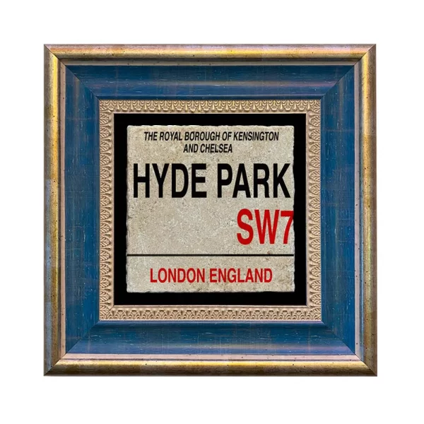 HYDE PARK FLAT BLUE