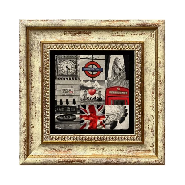 LONDON COASTER L12 GOLD FRAME