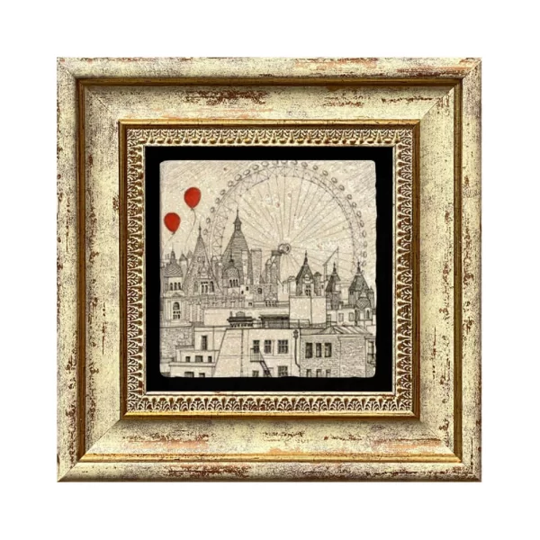 LONDON COASTER L13 GOLD FRAME