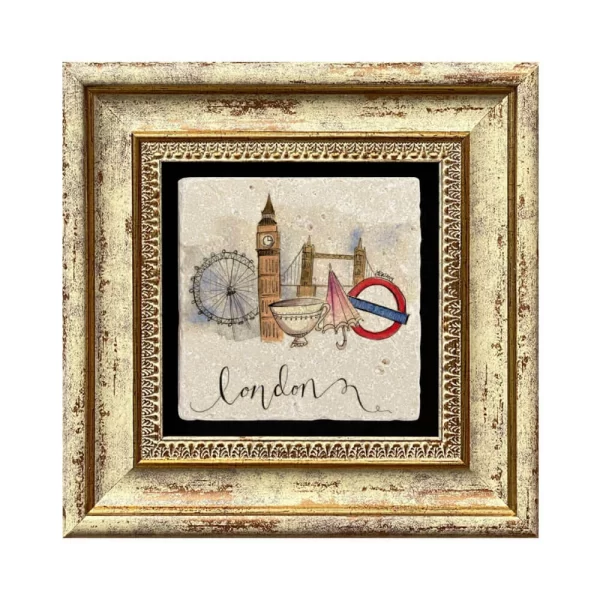 LONDON COASTER L24 GOLD FRAME