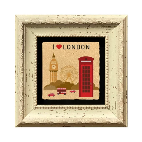 LONDON COASTER L28 WHITE FRAME