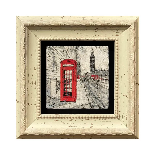 LONDON COASTER L38 WHITE FRAME