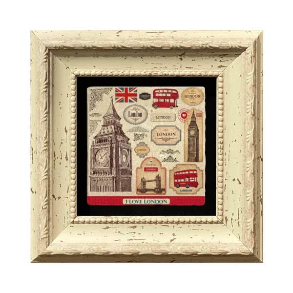 LONDON COASTER L42 WHITE FRAME