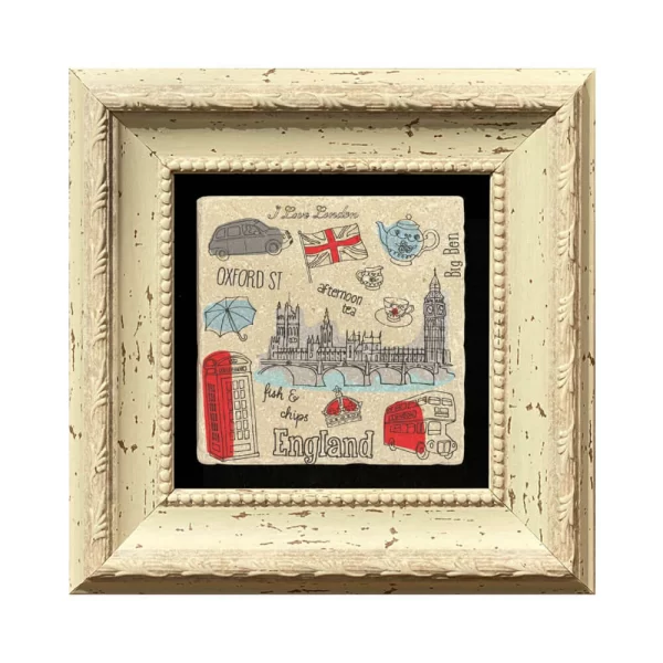 LONDON COASTER L45 WHITE FRAME