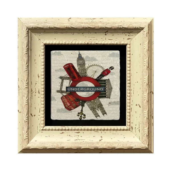 LONDON COASTER L47 WHITE FRAME