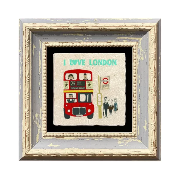 LONDON COASTER L49 BLUE FRAME