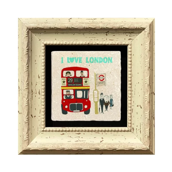 LONDON COASTER L49 WHITE FRAME